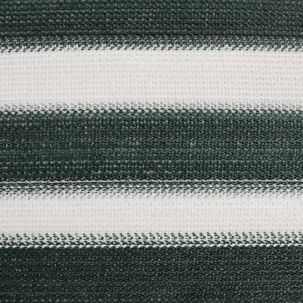 Rede de privacidade PEAD 75 g/m² 1,2x10 m verde e branco