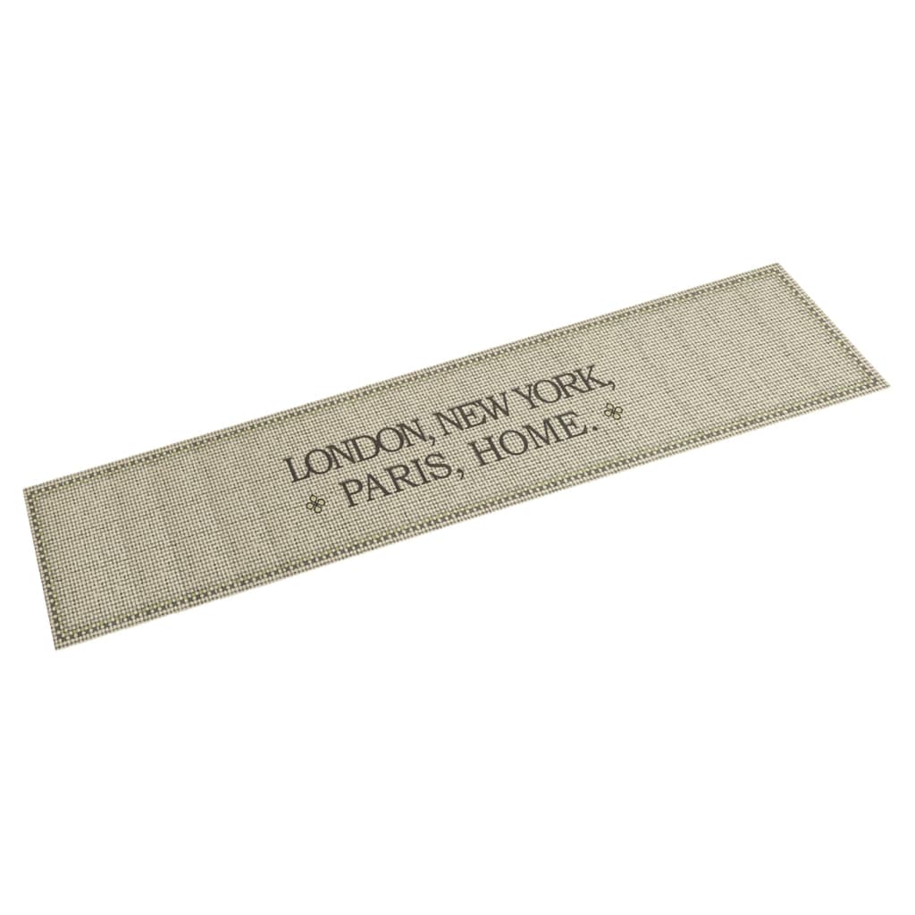 Tapete de cozinha lavável 60x300 cm veludo padrão capital home