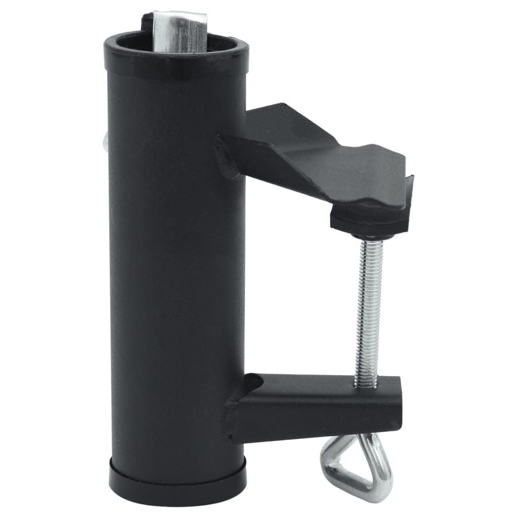 Grampos de guarda-sol para varanda 2 pcs 25-38 mm aço