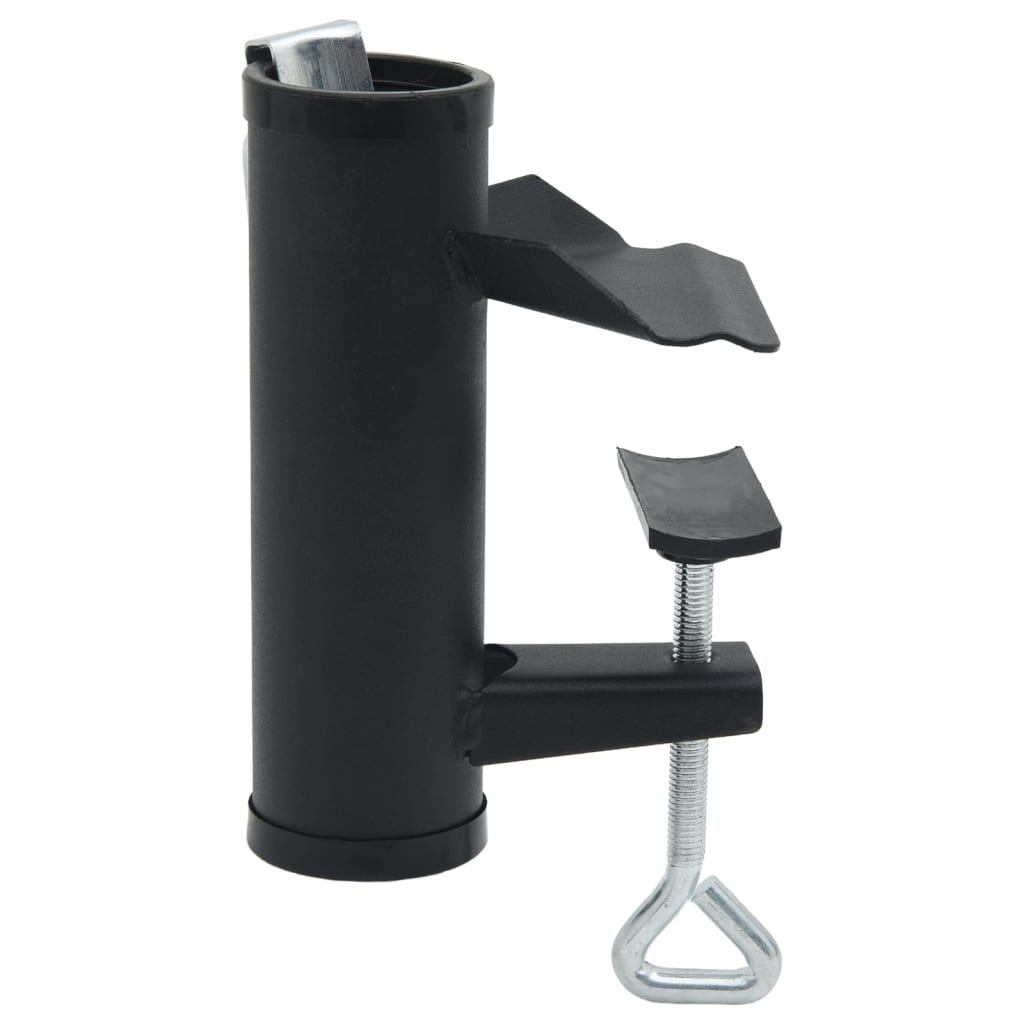 Grampos de guarda-sol para varanda 2 pcs 25-38 mm aço