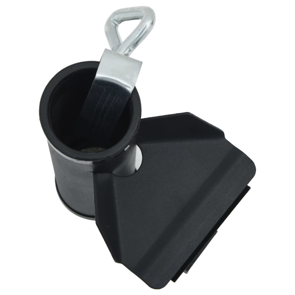Grampos de guarda-sol para varanda 2 pcs 25-38 mm aço