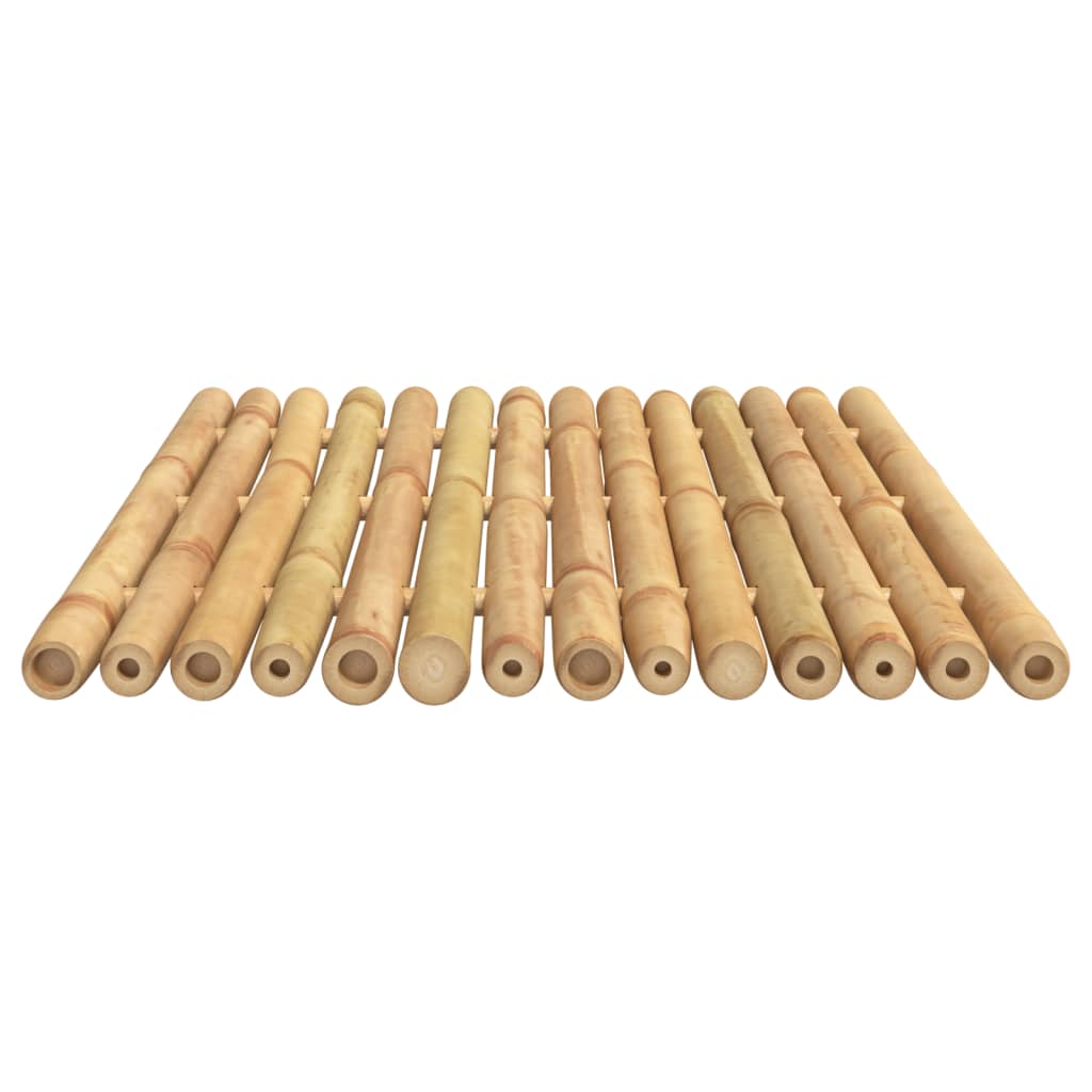 Tapetes de casa de banho 2 pcs 50x35 cm bambu