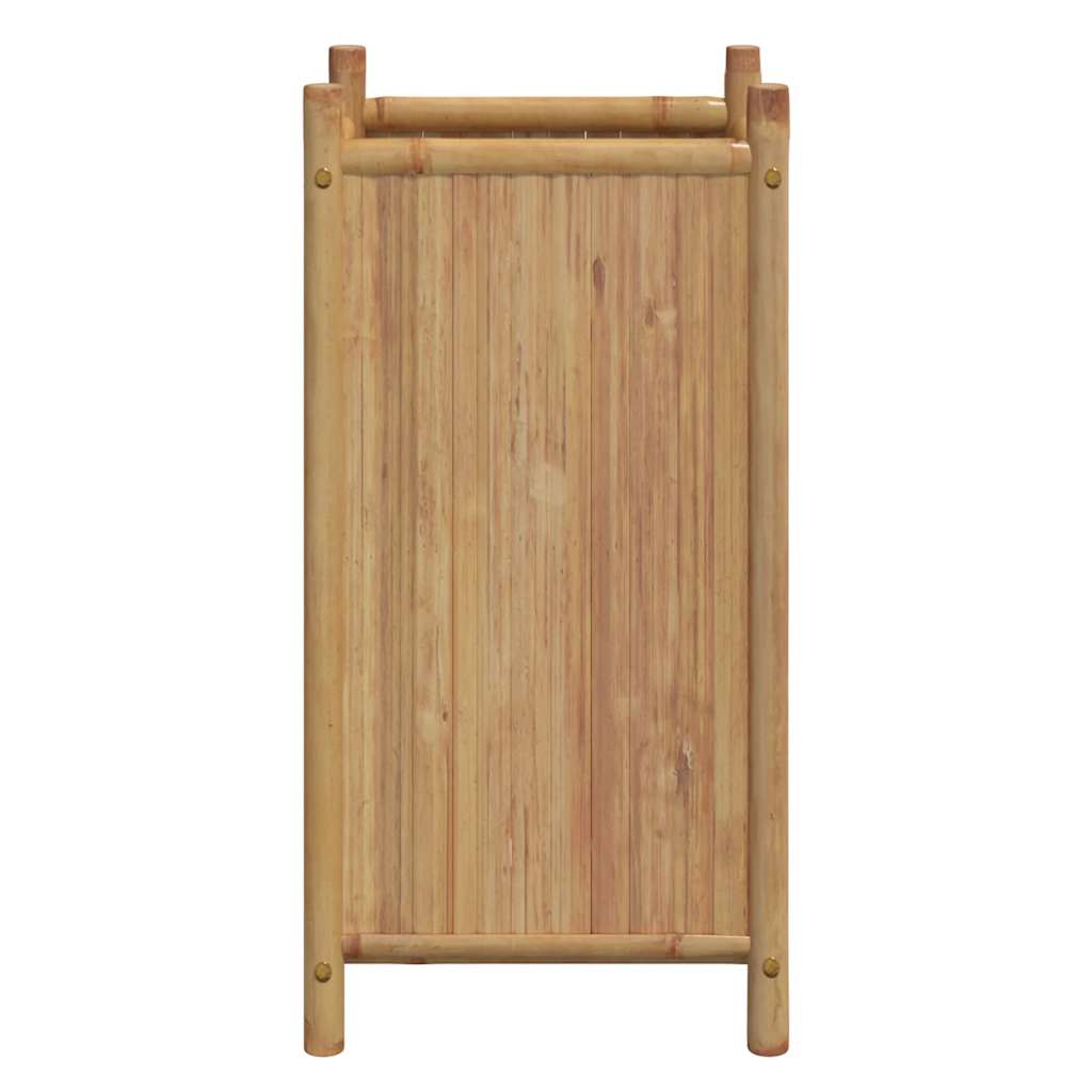 Vaso/floreira de jardim 40x40x80 cm bambu