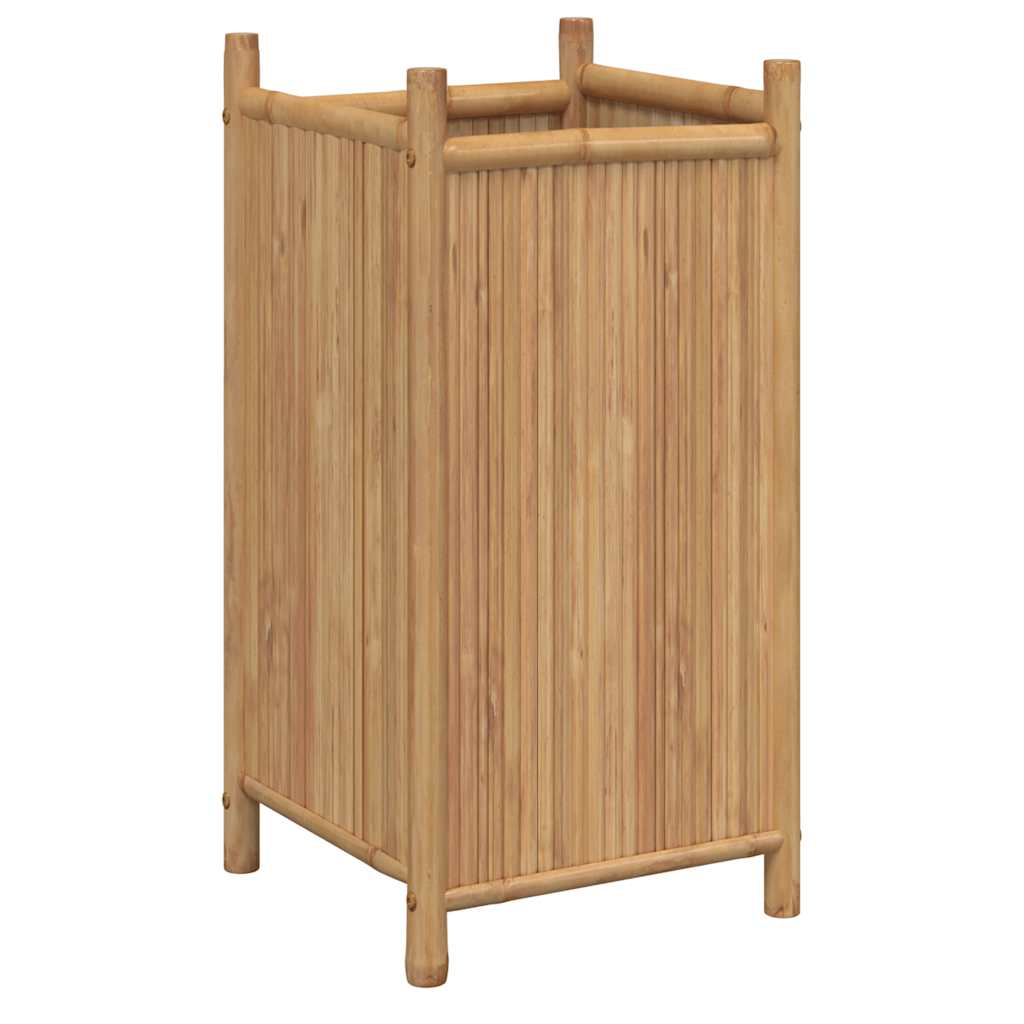 Vaso/floreira de jardim 40x40x80 cm bambu