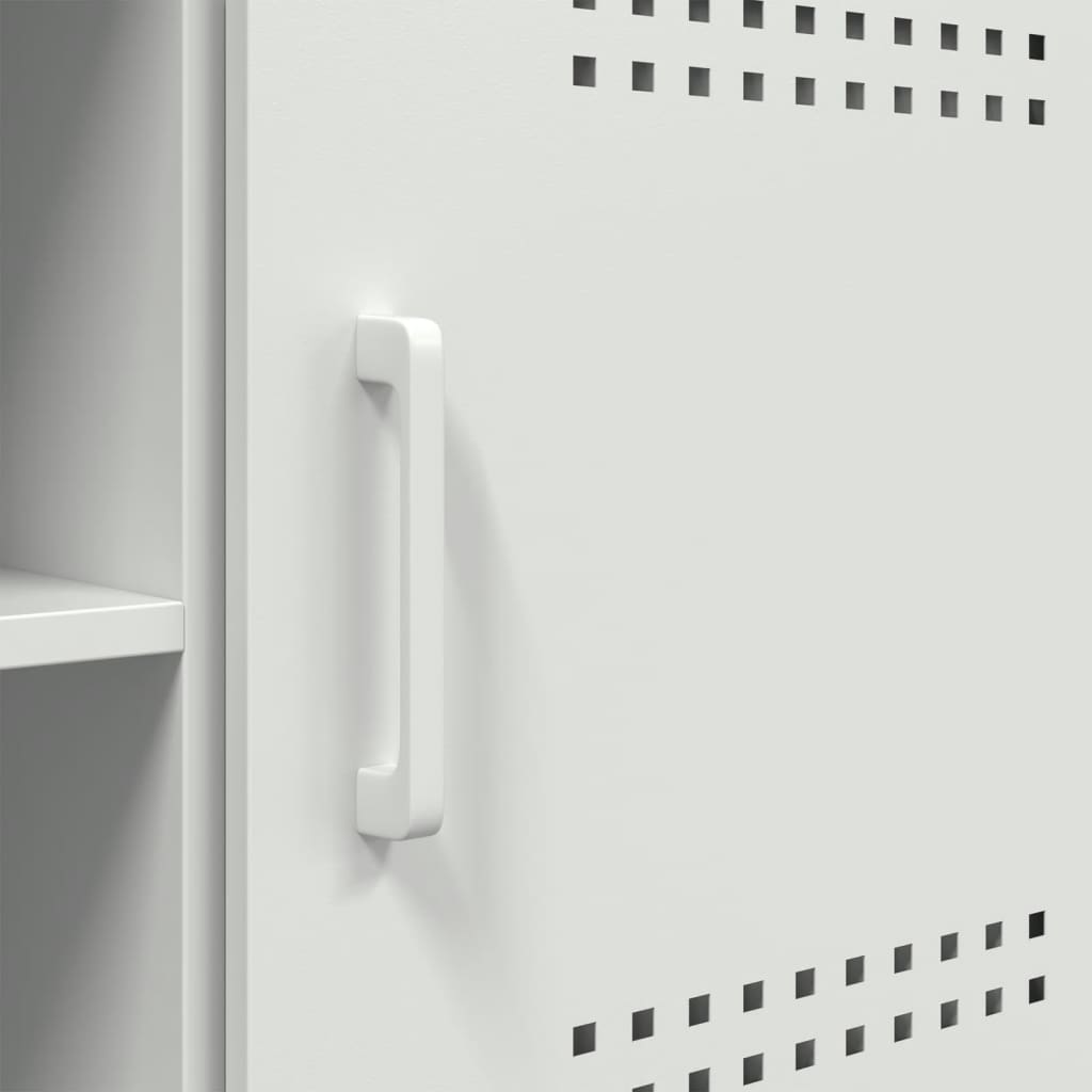 Móvel de TV aço branco