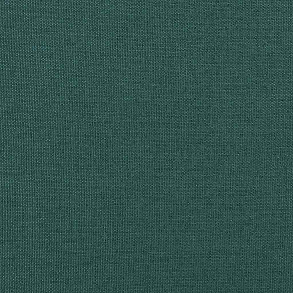 Chaise lounge com almofadões tecido verde-escuro