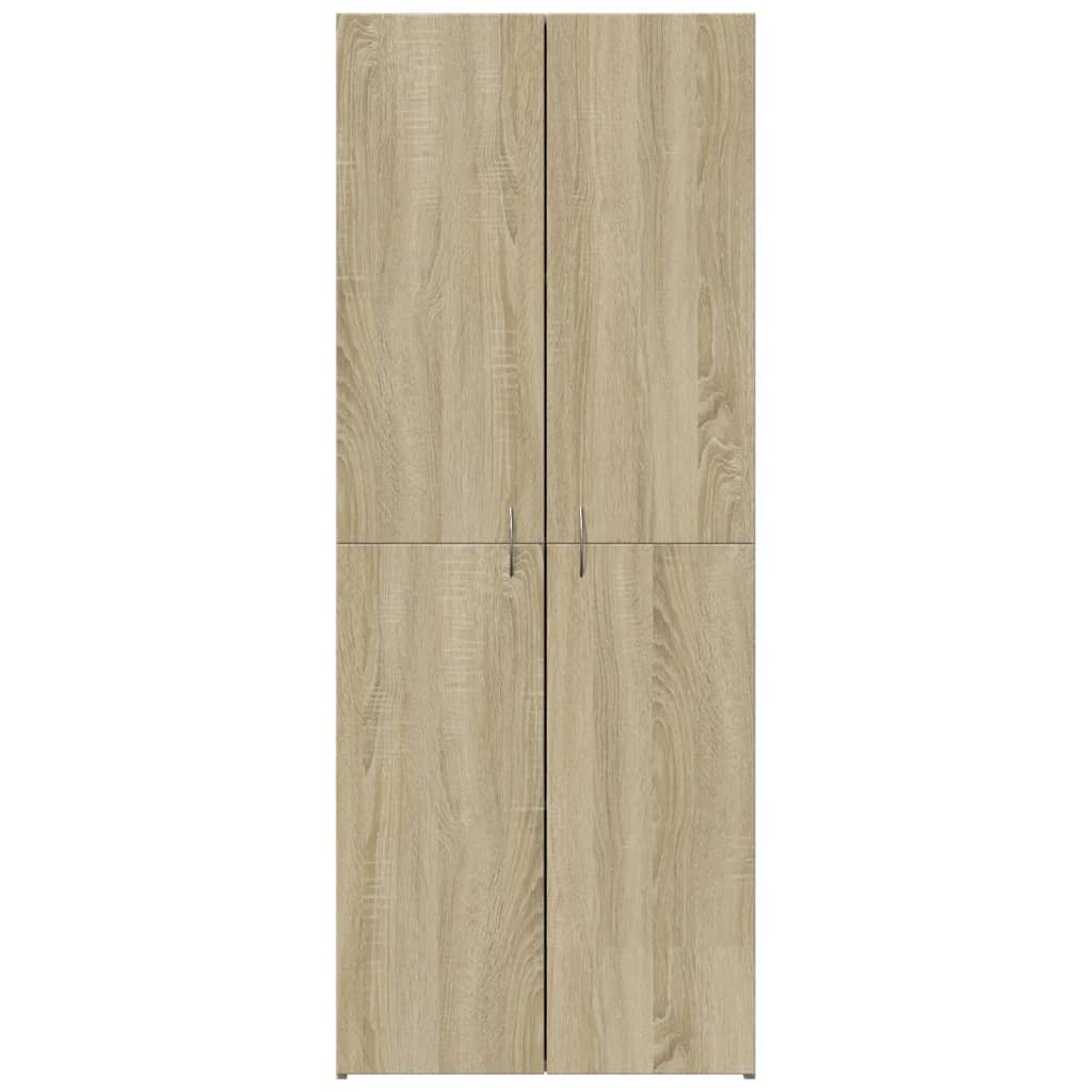 Arquivador 60x32x153 cm derivados de madeira carvalho sonoma