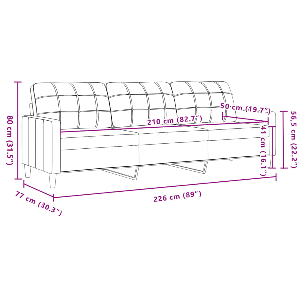 4 pcs conjunto de sofás com almofadões veludo cinzento-escuro