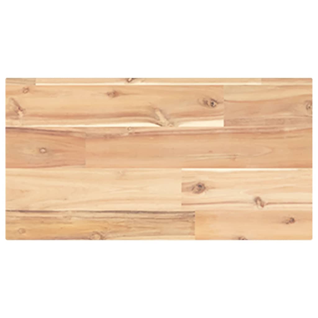 Prateleiras flutuantes 2pcs 60x20x2cm acácia maciça não tratada