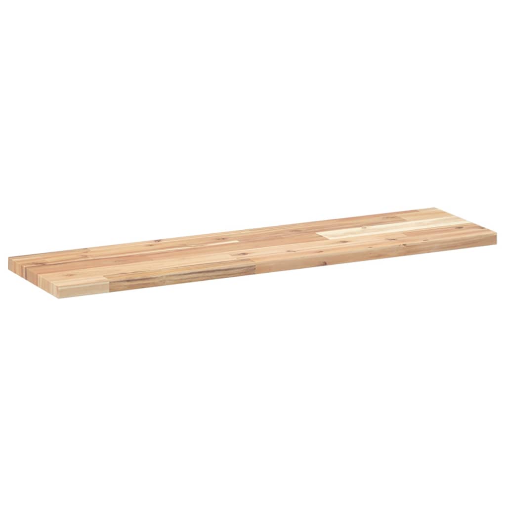 Prateleiras flutuantes 4pcs 80x20x2cm acácia maciça não tratada
