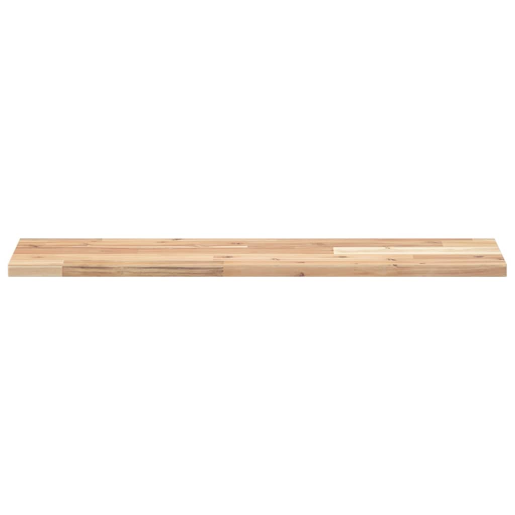 Prateleira flutuante 4pcs 100x20x2cm acácia maciça não tratada