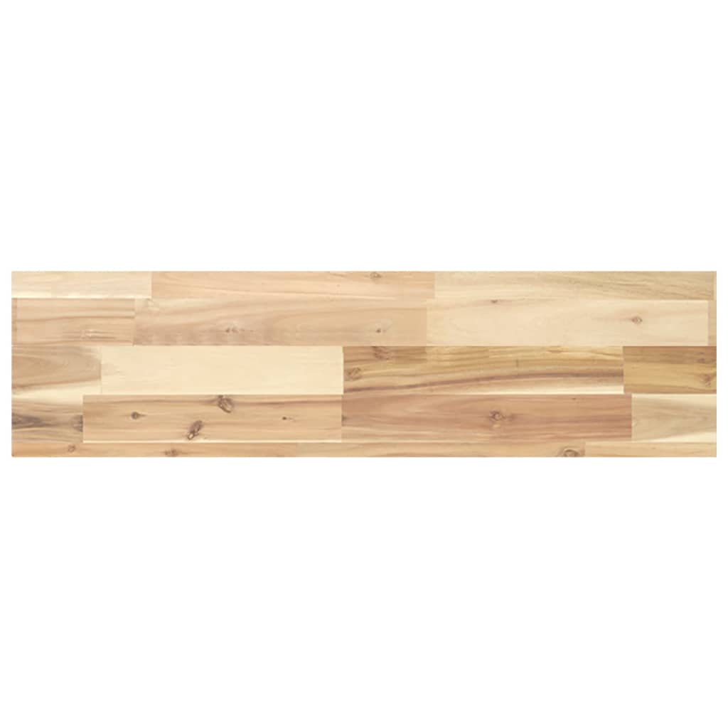 Prateleiras flutuantes 4pcs 80x20x4cm acácia maciça não tratada