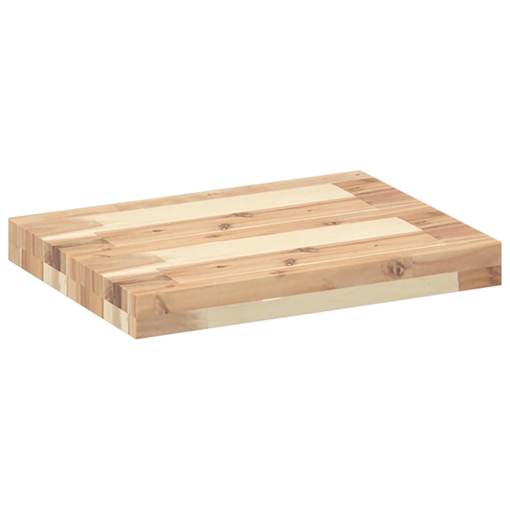 Prateleiras flutuantes 4pcs 40x30x4cm acácia maciça não tratada