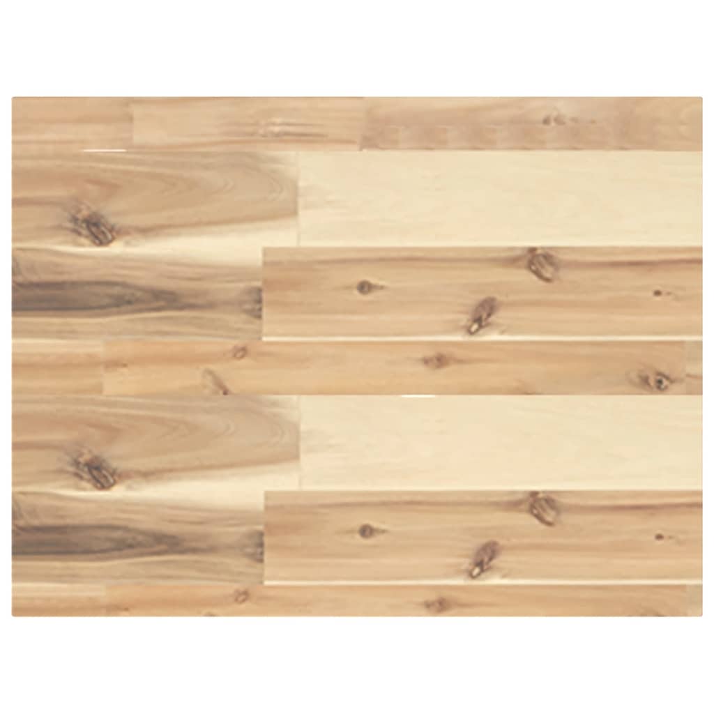 Prateleiras flutuantes 2pcs 60x30x4cm acácia maciça não tratada