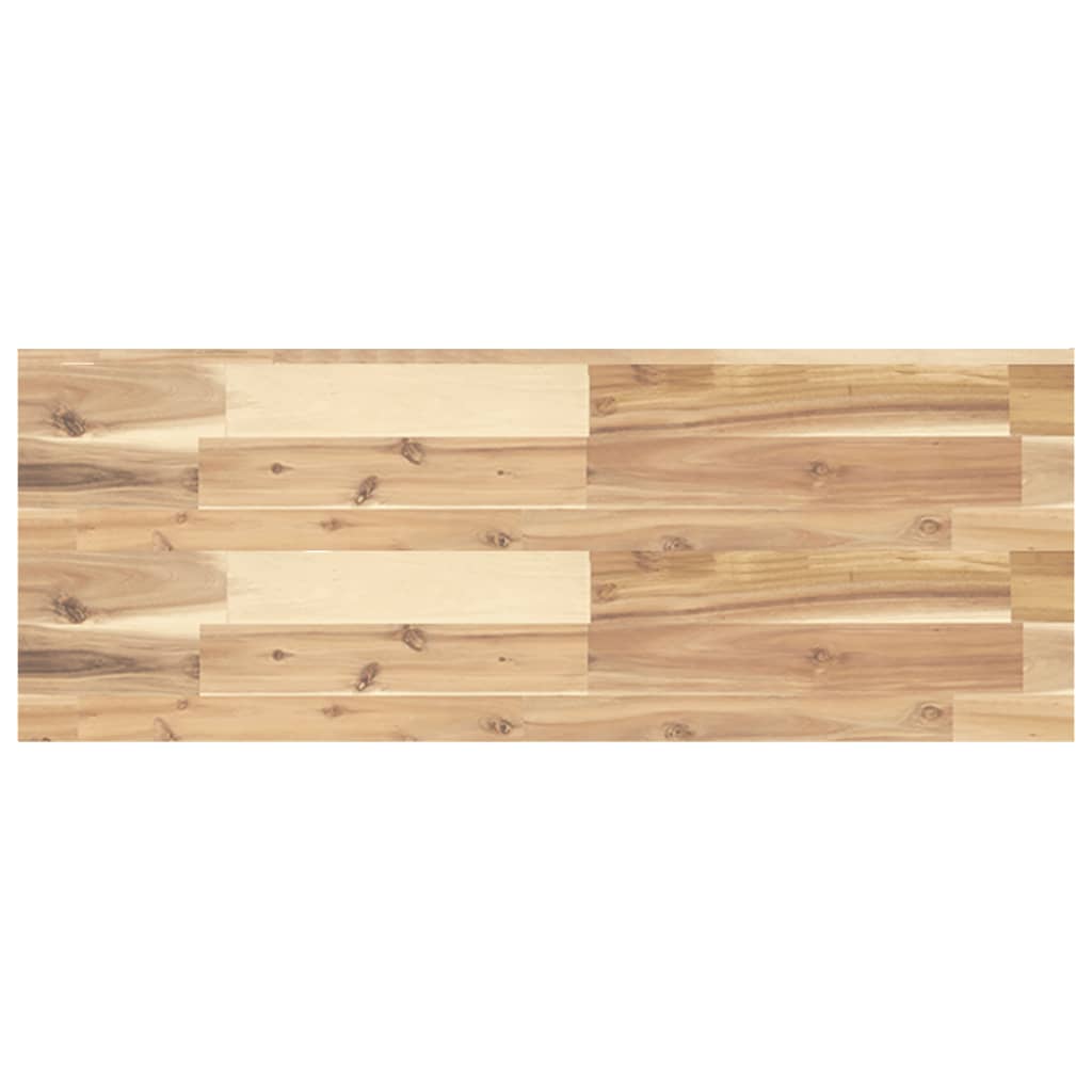 Prateleiras flutuantes 2pcs 80x30x4cm acácia maciça não tratada