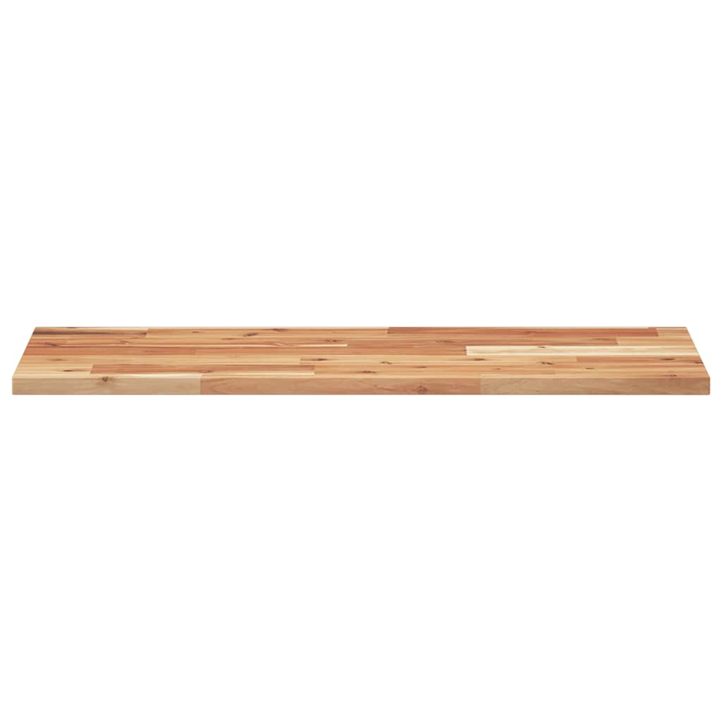 Prateleira flutuante 80x30x2 cm acácia maciça acabamento a óleo