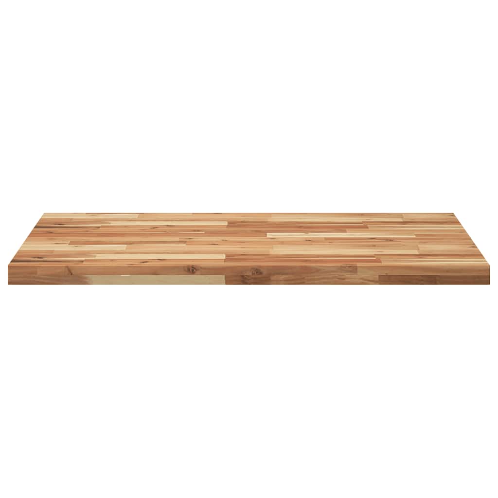 Tampo de secretária 80x70x4 cm acácia maciça acabamento a óleo