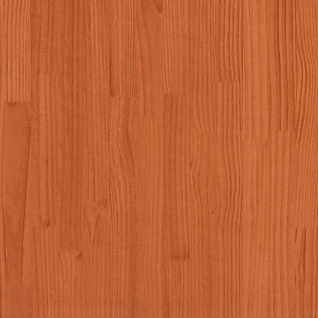 Tampo de mesa redondo Ø30x2,5 cm pinho maciço castanho-mel