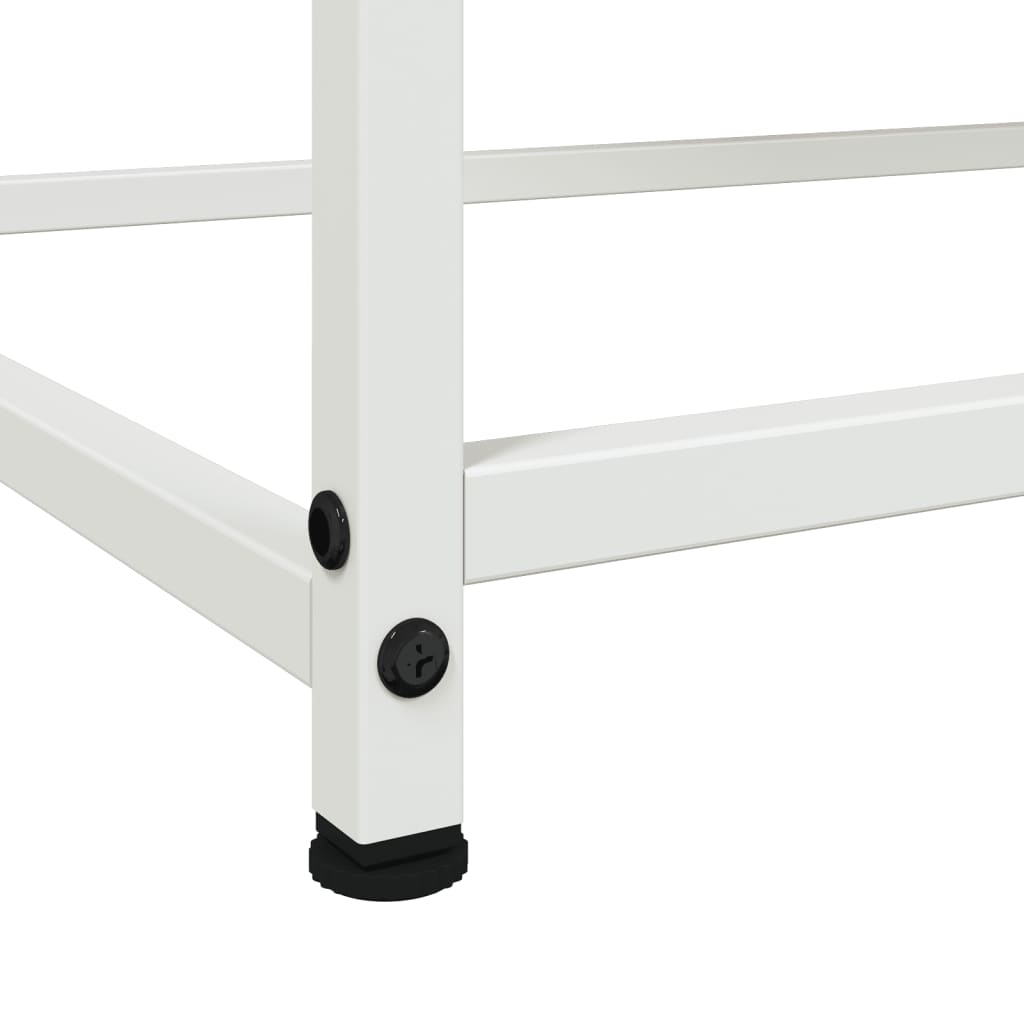 Aparador 100,5x39x107 cm aço branco