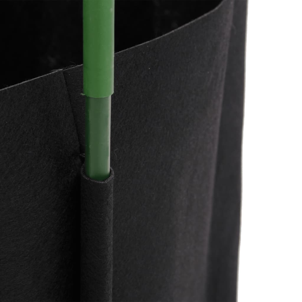 Suportes para tomateiros com sacos 4 pcs 116 cm aço e PP