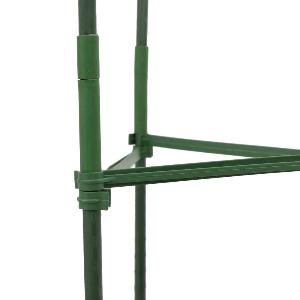 Suportes para tomateiros com sacos 6 pcs 154 cm aço e PP