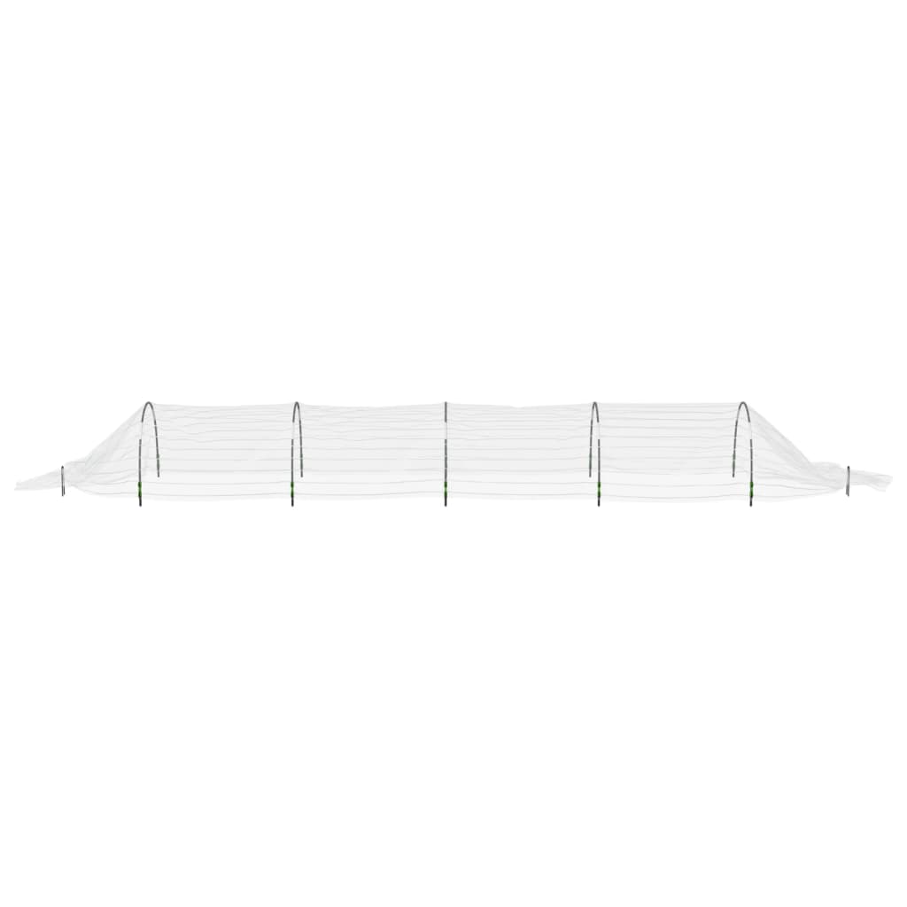 Túneis de rede 4 pcs 1,5x5 m fibra de vidro e PP