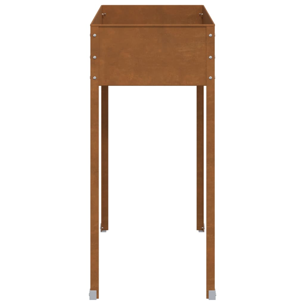 Vaso/floreira 100,5x40,5x90 cm aço resistente às intempéries