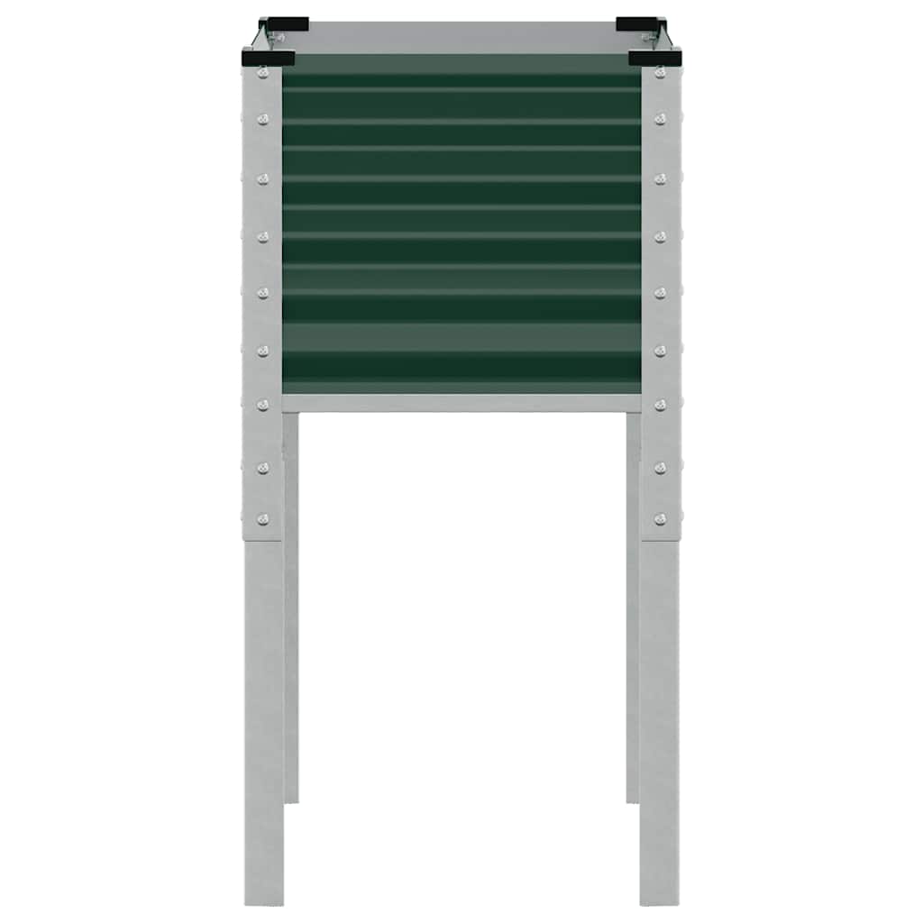 Vaso de jardim verde 45x45x88 cm Aço