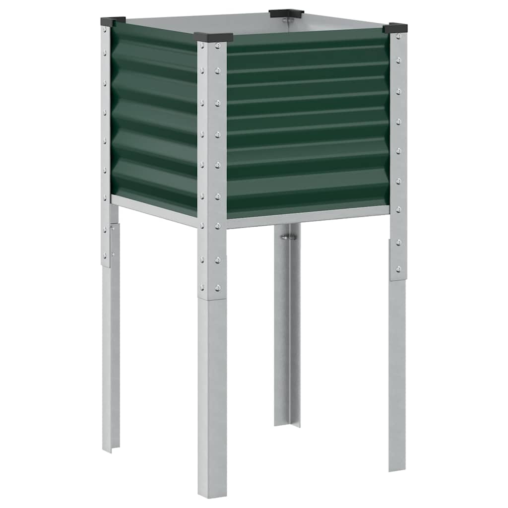 Vaso de jardim verde 45x45x88 cm Aço