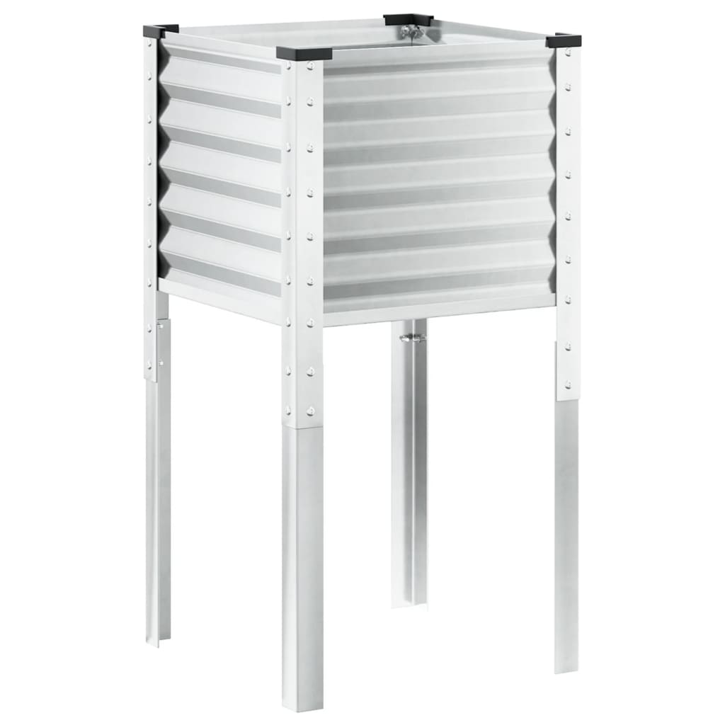 Vaso de jardim 45x45x88 cm Aço resistente às intempéries