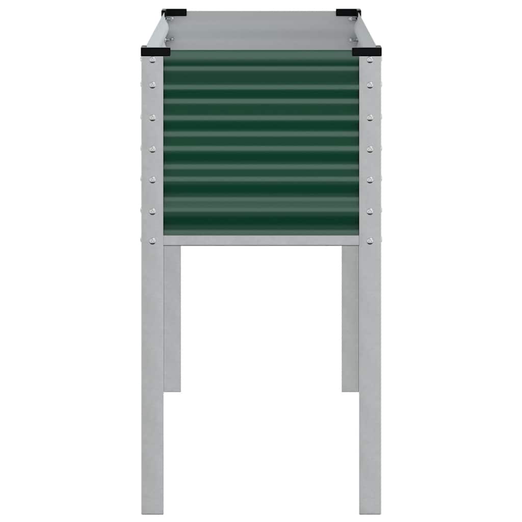 Vaso de jardim verde 100x45x90 cm Aço