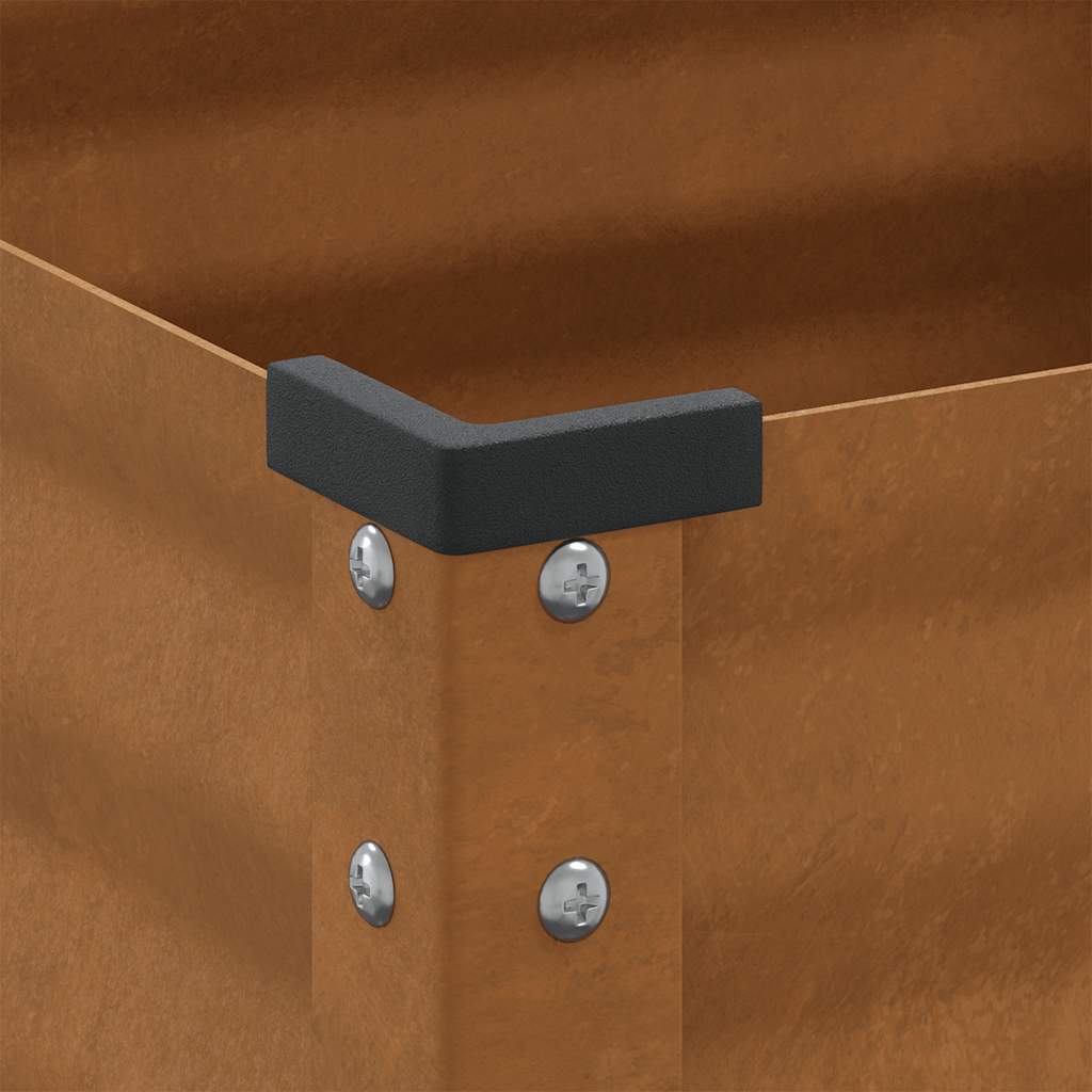 Vaso de jardim 100x45x90 cm Aço resistente às intempéries