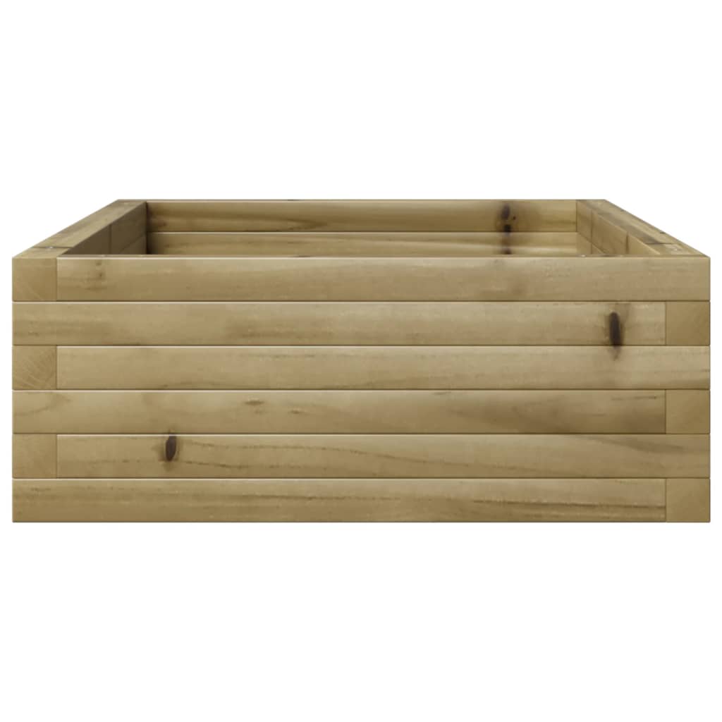 Vaso/floreira de jardim 110x60x23cm madeira de pinho impregnada