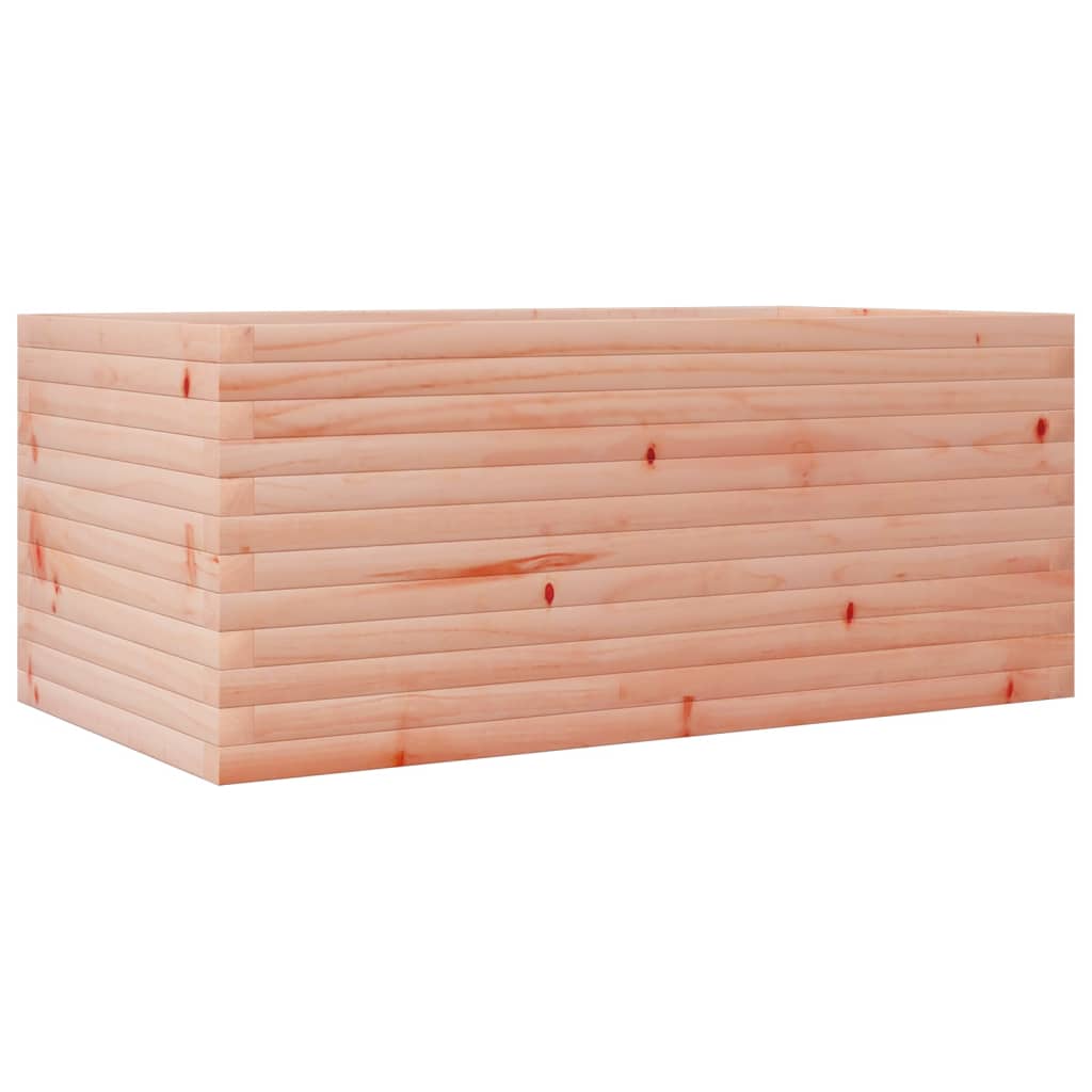 Vaso/floreira de jardim 110x60x45,5 cm madeira douglas maciça