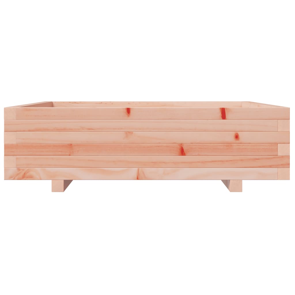 Vaso/floreira de jardim 90x90x26,5 cm madeira de douglas maciça