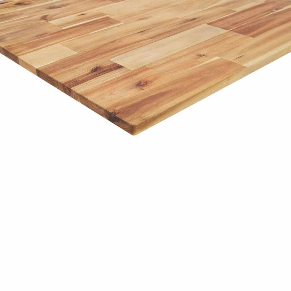 Tampo de mesa retangular 140x60x2 cm madeira de acácia maciça