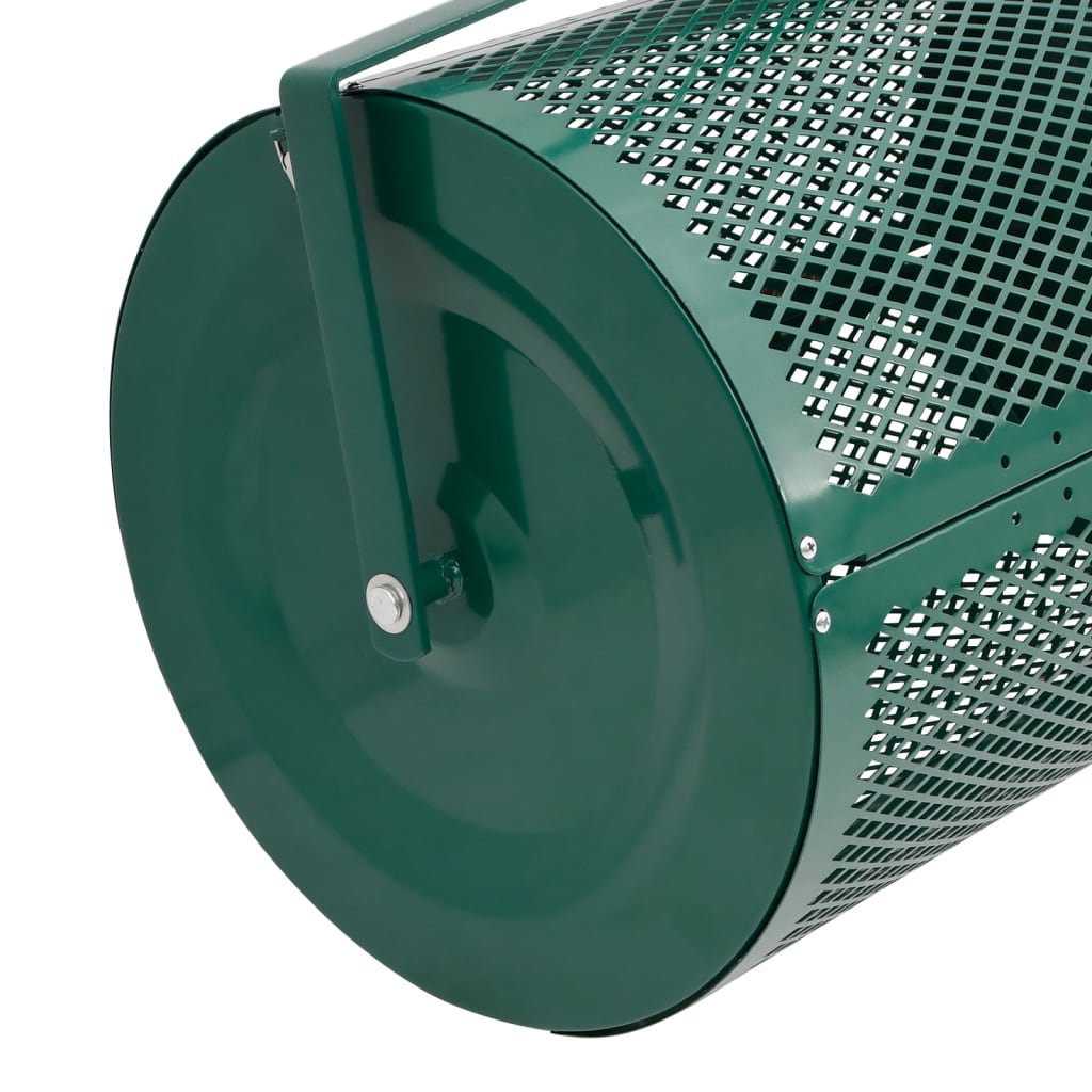 Distribuidor de adubo 75L Ø40x60 cm aço verde