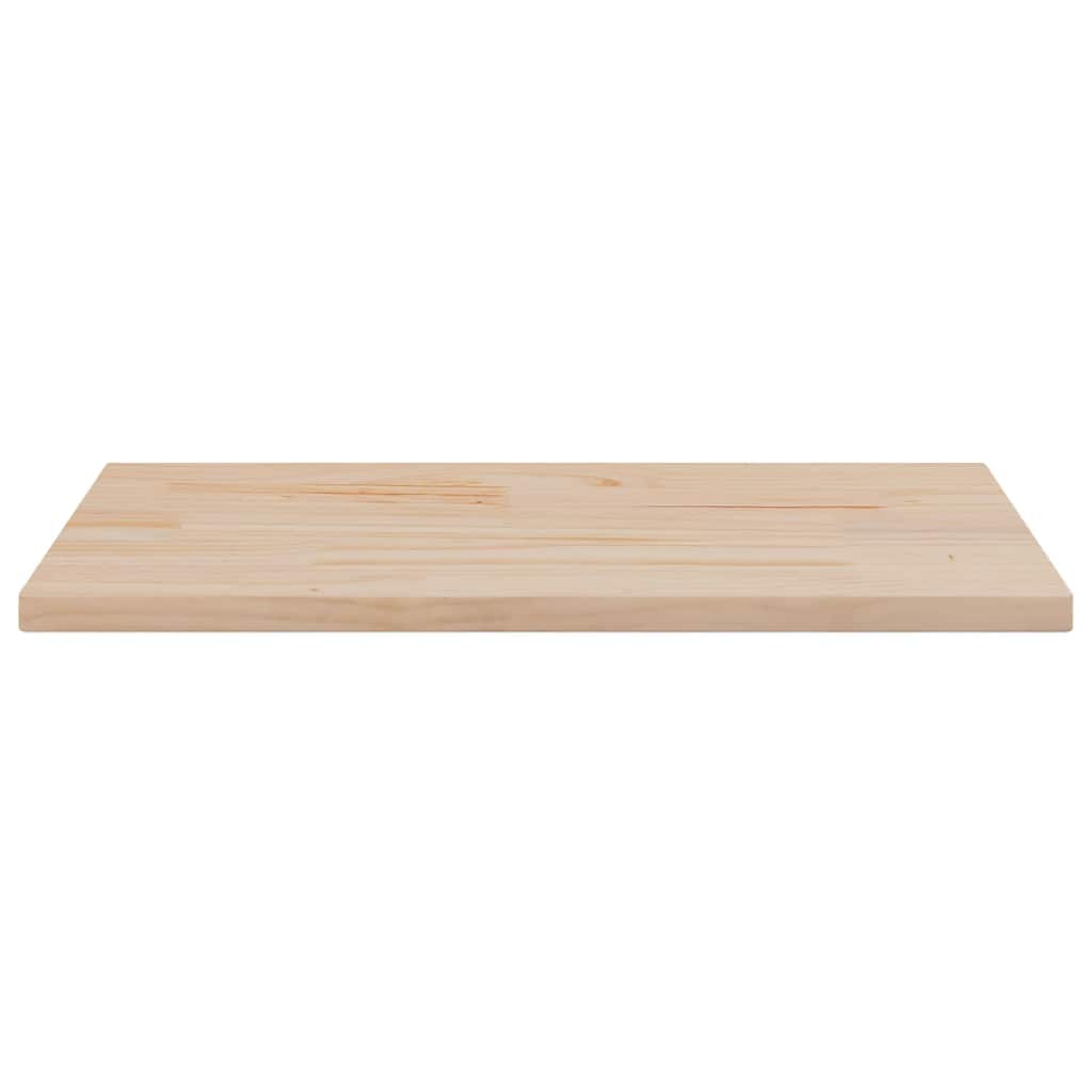 Tampos de mesa retangulares 2 pcs 80x40x1,7 cm pinho maciço