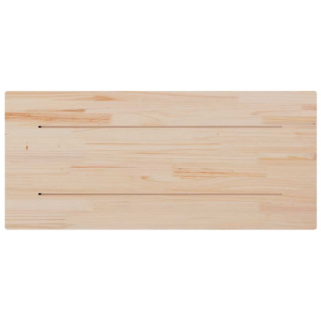 Tampo de mesa retangular 90x40x1,7 cm pinho maciço