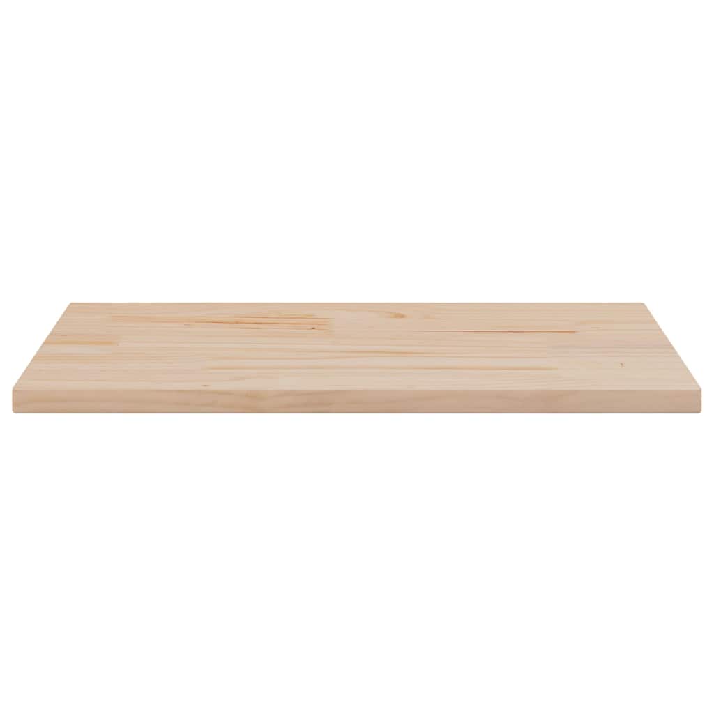 Tampos de mesa retangulares 2 pcs 80x40x2,5 cm pinho maciço