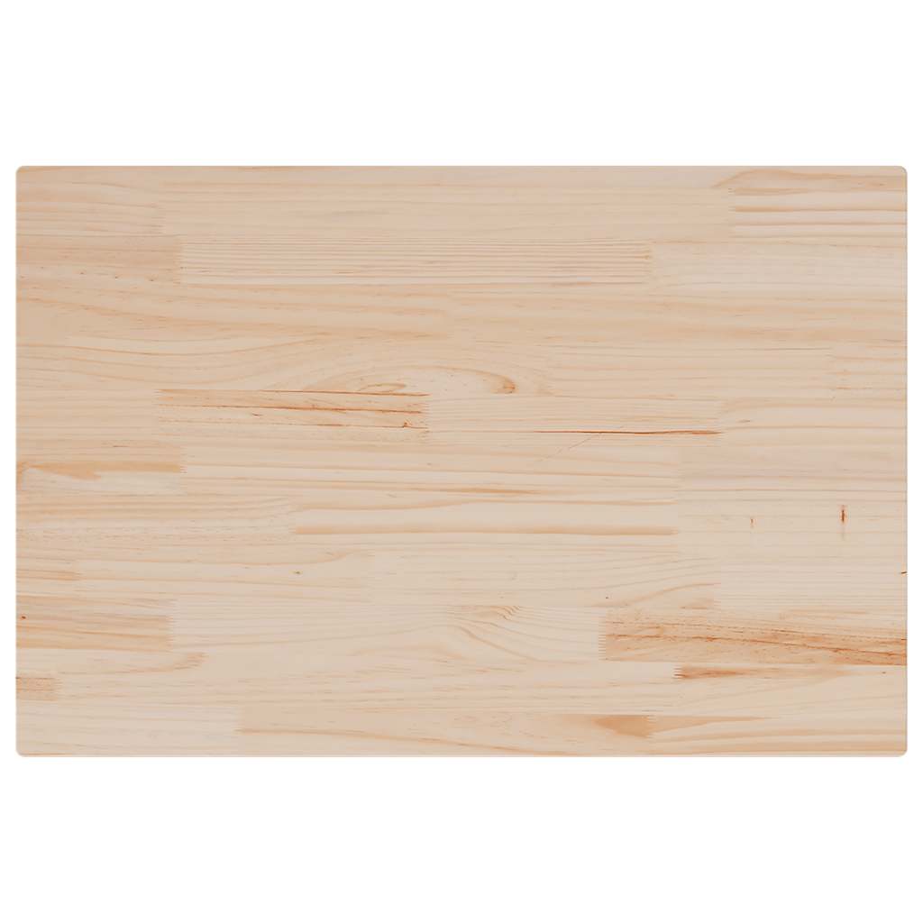 Tampos de mesa retangulares 3 pcs 80x53x2,5 cm pinho maciço