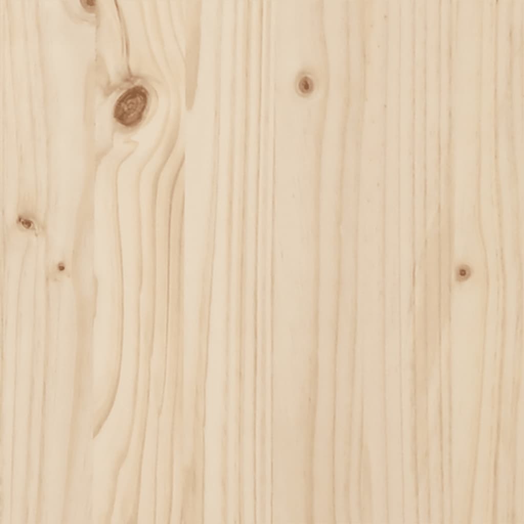 Mesa de centro estrutura em O 110x40x45cm pinho e aço