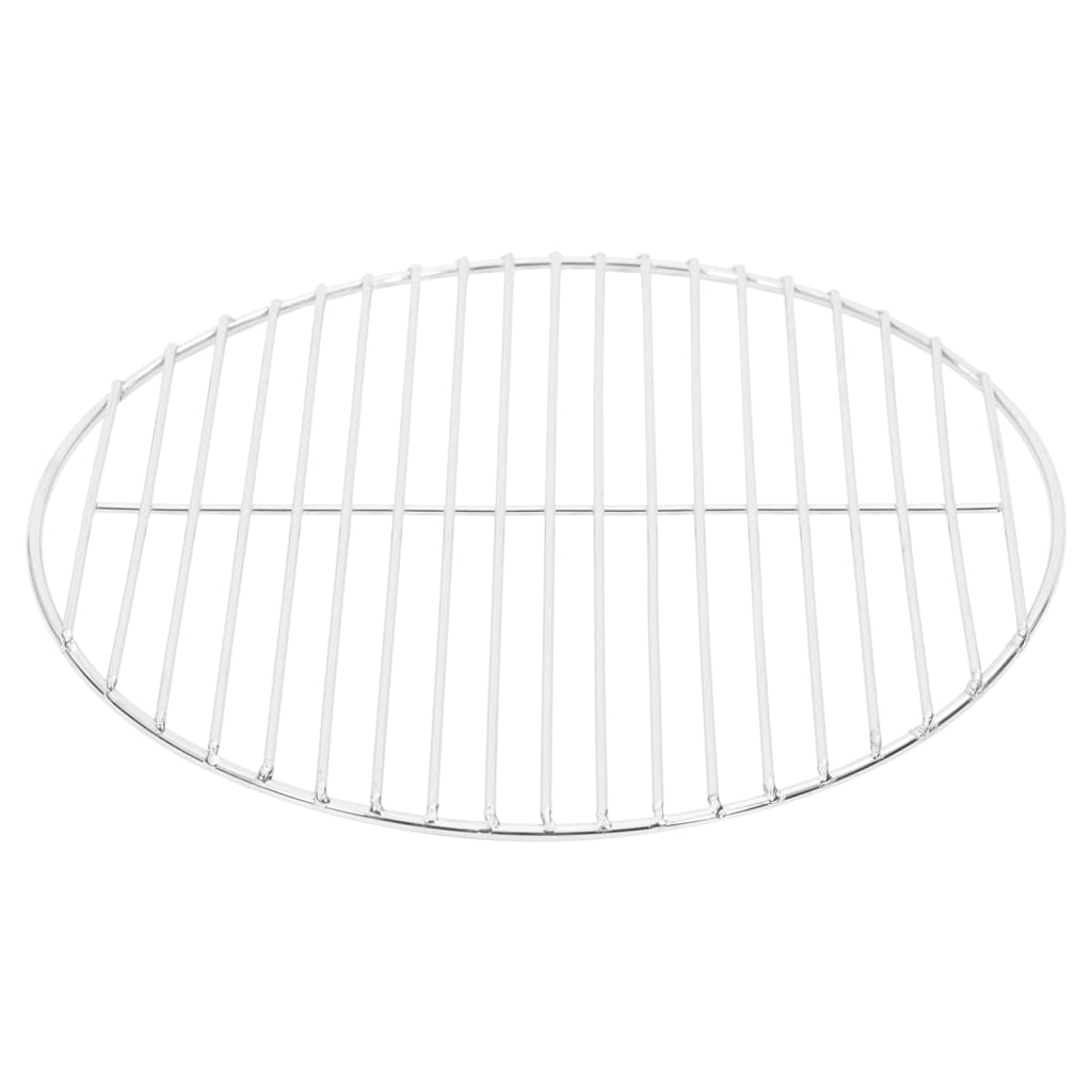 Grelha para churrasco redonda Ø37 cm aço inoxidável 304