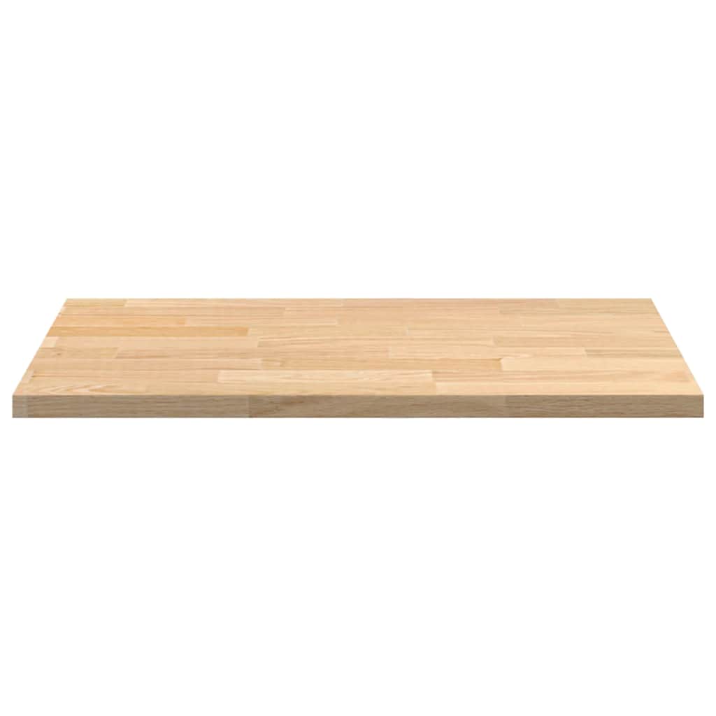 Bancada de cozinha retangular 80x63,5x2,7 cm carvalho maciça