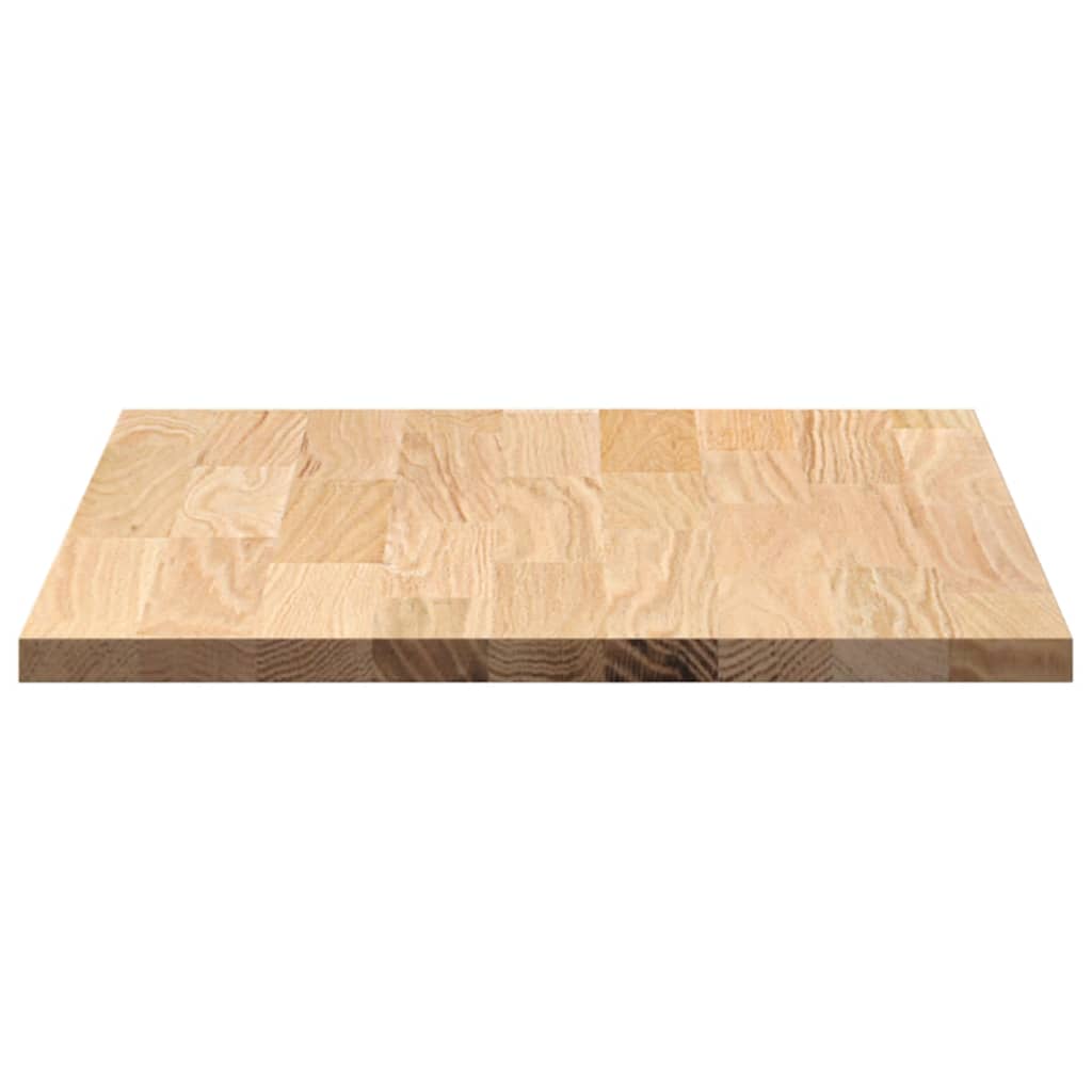 Bancada de cozinha retangular 80x63,5x2,7 cm carvalho maciça