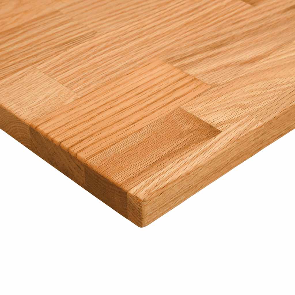 Tampo de mesa retangular 140x60x2,5 cm carvalho castanho-claro
