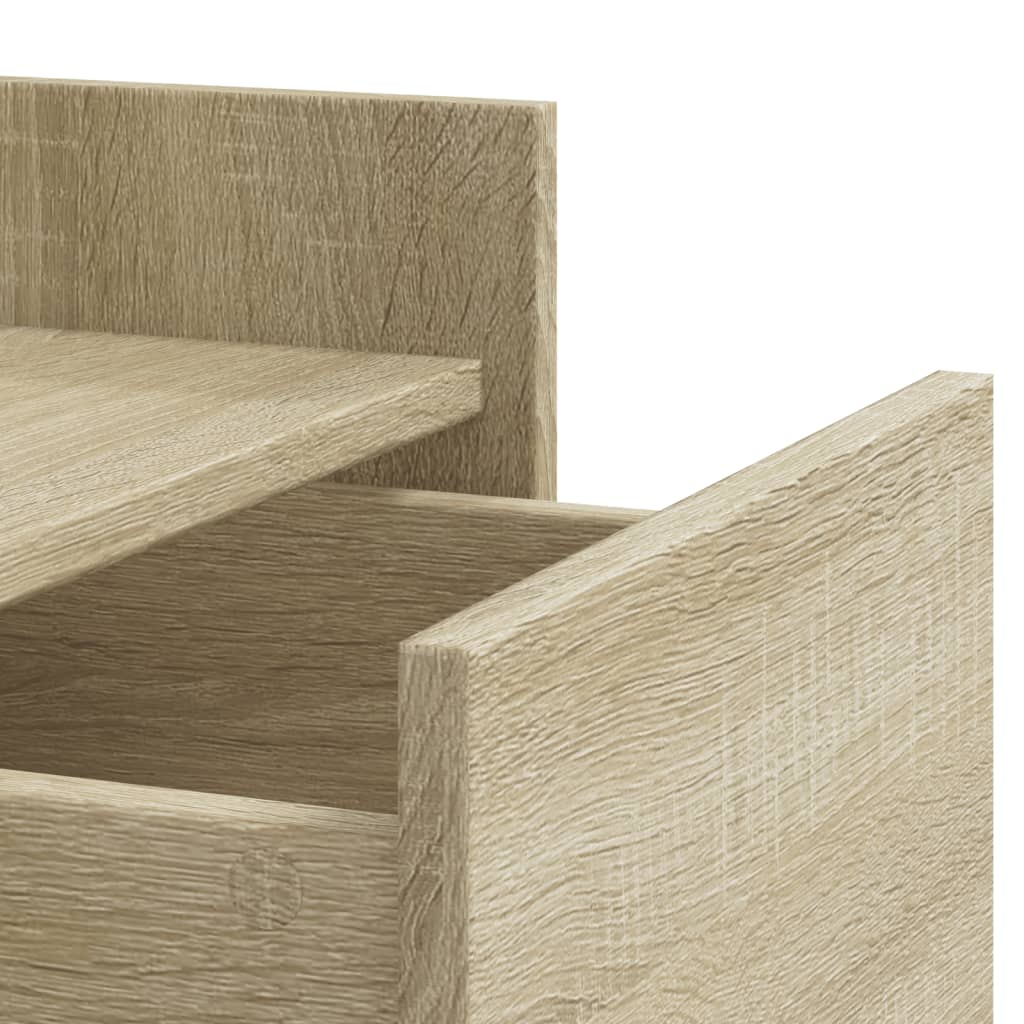 Mesa de cabeceira 45x50x65 cm derivados madeira carvalho sonoma