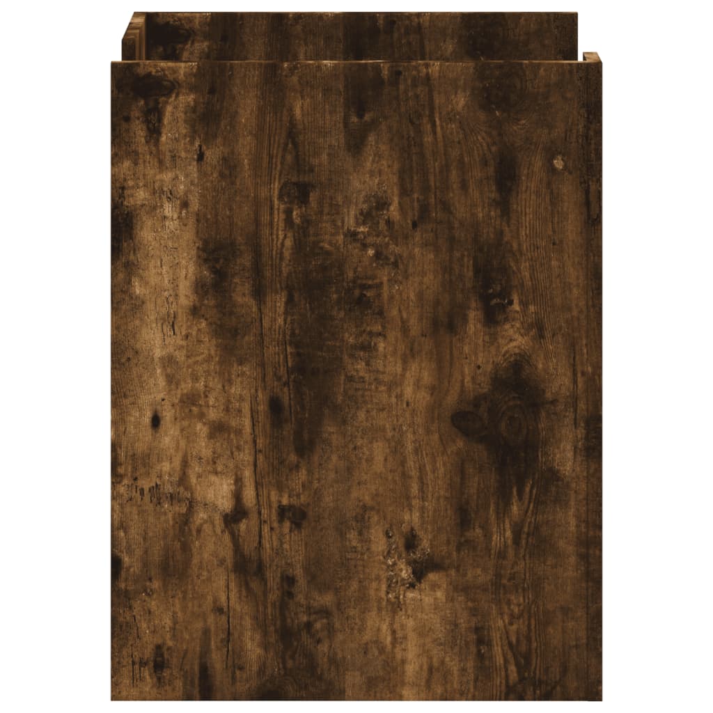 Mesa cabeceira 45x50x65 cm derivados de madeira carvalho fumado