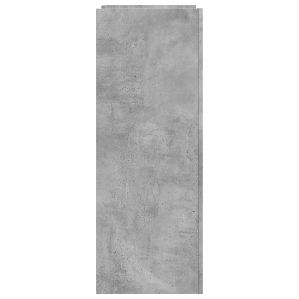 Sapateira 74,5x37,5x100cm derivados de madeira cinzento cimento
