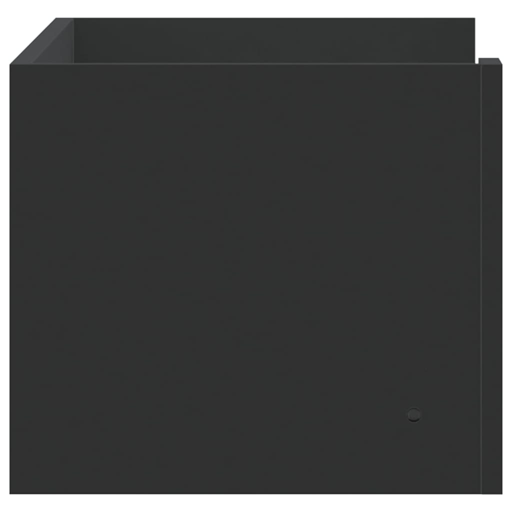 Prateleira de parede 70,5x35x30,5 cm derivados de madeira preto